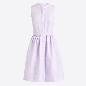 J. Crew Lavender Lilac Linen Dress